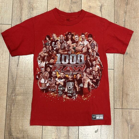 WWE Raw 1000 Event T-Shirt L 6.23.12 St. Louis CM Punk Triple H HBK WWF Small - Picture 1 of 6